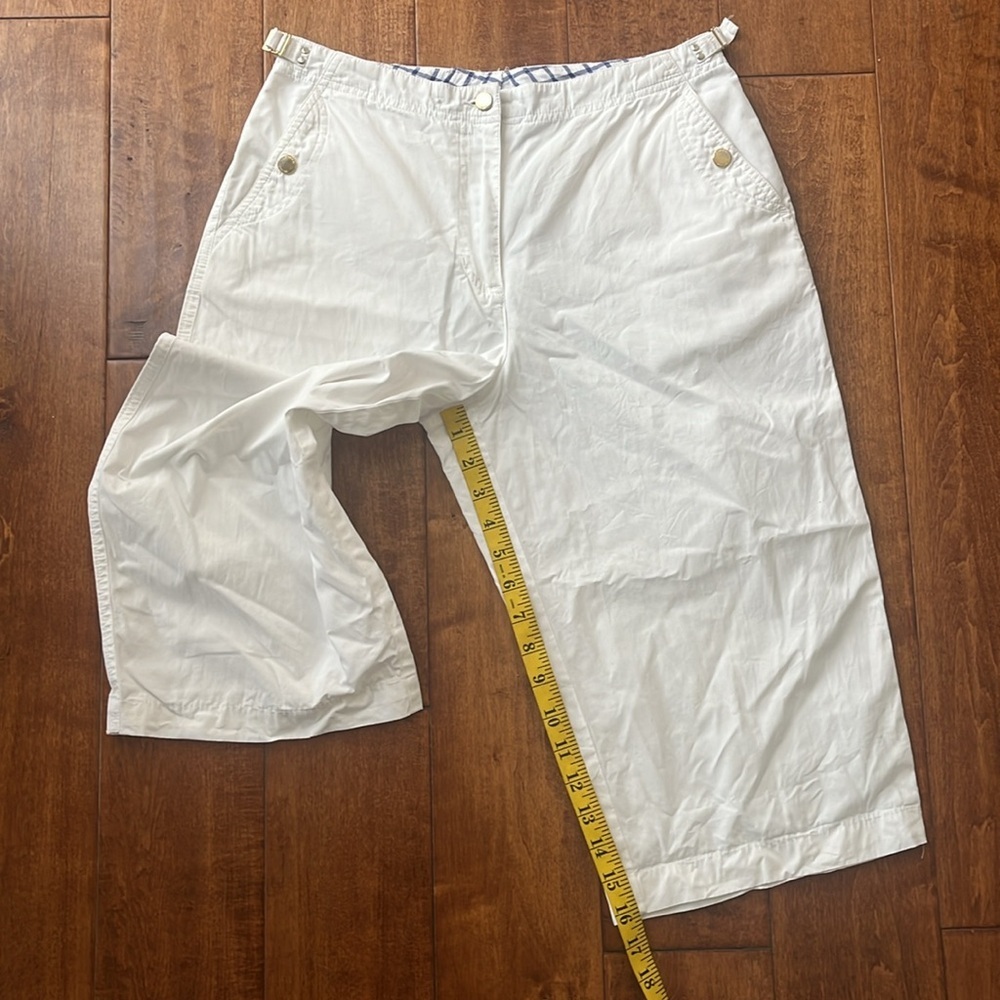 Vintage Lauren Ralph Lauren White Bermuda Buckle Short - Picture 4 of 11